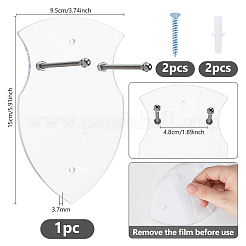 Настенные акриловые мольберты для демонстрации мечей&nbsp;ODIS-WH0038-202A