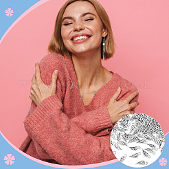 200 шт. Подвески из сплава в тибетском стиле TIBEP-UN0001-12