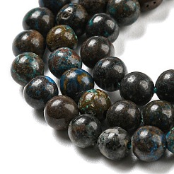 Perline Chrysocolla naturale fili&nbsp;G-A219-A04-01