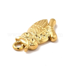 Pendentifs en acier inoxydable 304 avec placage ionique (IP) et montures en strass&nbsp;STAS-I197-014G