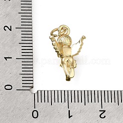 Messing micro pave klare zirkonia anhänger&nbsp;CU-L001-14G-06