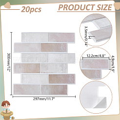 Stickers muraux en pvc&nbsp;AJEW-WH0752-623B