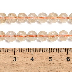 Natürlichen Citrin Perlen Stränge&nbsp;GG-CBACB71-03-6mm