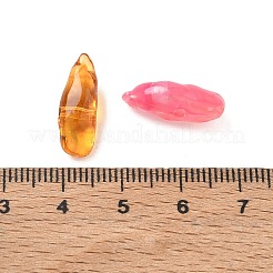 Perline acriliche bicolore effetto pietra preziosa&nbsp;AC-CBA6852-01A