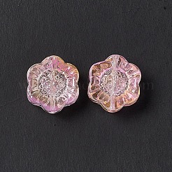 Гальваническим стеклянные бусины&nbsp;GLAA-G090-01