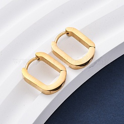 Boucles d'oreilles créoles en acier inoxydable 304&nbsp;STAS-H156-11B-G
