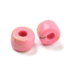 Синтетические окрашенные бусины императорской яшмы G-G003-A07