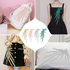 4 шт. 4-х цветные аксессуары для вышивки из полиэстера&nbsp;DIY-NB0008-29A