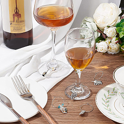 Наборы для самостоятельного изготовления подвесок для винных бутылок и бокалов&nbsp;DIY-BC0005-34