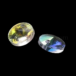 100шт прозрачные стеклянные подвески EGLA-D030-18A