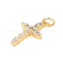 Покрытие стойки латунь микропаве прозрачные подвески из кубического циркония&nbsp;LS-KK-Z060-04G-02