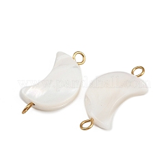 Подвески-коннекторы из натуральной ракушки STAS-D378-24G