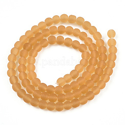 Chapelets de perles en verre transparente  &nbsp;GLAA-T032-T4mm-MD08