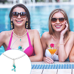 80шт 10 стиля подвески из сплава с эмалью ENAM-GA0001-09