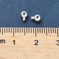 Зажимные бусины из латуни&nbsp;KK-H532-27S-02