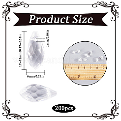 200шт нити стеклянных бусин EGLA-SP0001-03