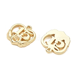 Colgante de acero inoxidable 304 con engastes de rhinestone&nbsp;SA-CBA3037-23G