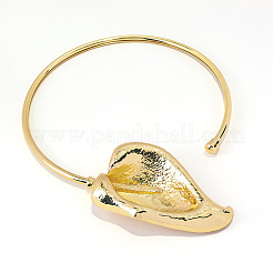 Колье-чокер из латунных листьев для женщин FS-WG47A02-01