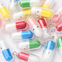 50 шт. 10-цветные синтетические бирюзовые бусины&nbsp;G-YW0001-99B