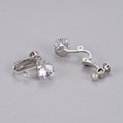 Messingschraube an Clip-On-Ohrringen&nbsp;KK-L200-A