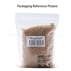 MIYUKIラウンドロカイユビーズ  日本製シードビーズ  11/0  （rr352)フクシア並ぶアクア光沢  2x1.3mm  穴：0.8mm  約50000個/ポンド&nbsp;SEED-G007-RR0352
