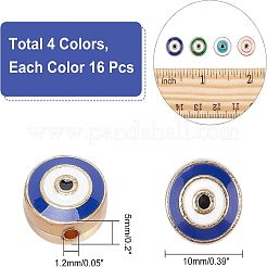 Perline smaltato in lega&nbsp;ENAM-NB0001-37LG