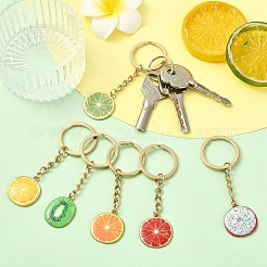 Брелки из сплава эмали&nbsp;KEYC-YW00233-01
