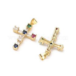 Латунные микро проложить кубического циркония подвески&nbsp;KK-P350-25G-01