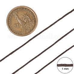 ワックスコットンコード  サドルブラウン  1mm  約27.34ヤード（25m）/ロール&nbsp;YC-D002-08