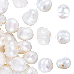 1 нить бусин из натурального культивированного пресноводного жемчуга&nbsp;PEAR-PA0001-01