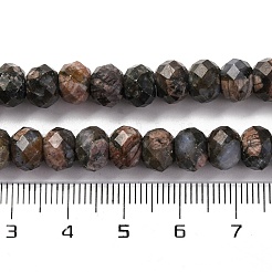 Бусины из натурального глаукофана G-K380-A45-01