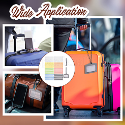 120 шт. 8-цветные дорожные багажные бирки из ПВХ&nbsp;FIND-GA0008-09