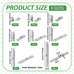 Зажимные трубки из нержавеющей стали 304 с защелкой на конце STAS-BC0004-05