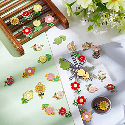 Подвески из сплава эмали 40шт 10 стиля ENAM-AR0001-57