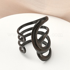 Открытые кольца манжеты из нержавеющей стали 304&nbsp;RJEW-D338-02C-EB