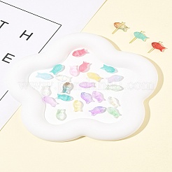 50 шт. Прозрачные стеклянные бусины GLAA-FS0002-06G