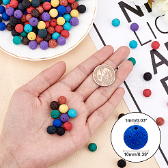 Синтетические бусины из лавы G-OC0001-41