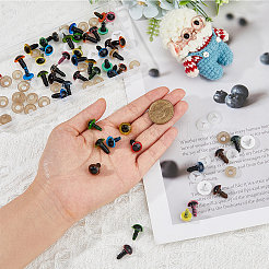 15 стиль пластиковые кукольные глаза для творчества DIY-FH0006-80