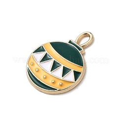 Noël pendentifs émail en alliage&nbsp;FIND-H055-17E-G02