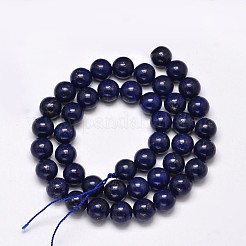 Lapis naturali tinti lazuli perle tonde fili&nbsp;X-G-M169-12mm-05