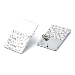 Серьги-гвоздики из нержавеющей стали 201 EJEW-K270-30P