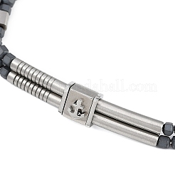 Браслеты из синтетического немагнитного гематита из бисера BJEW-S156-03EB-B