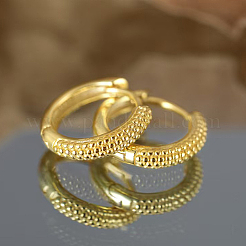 Модные простые круглые серьги-кольца из стерлингового серебра s925 для работы и повседневной носки PV4138-1