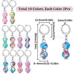 Кулон из тыквы ручной работы из полимерной глины с замком маркеры петель HJEW-SC0001-46