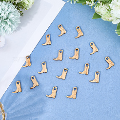 2 сумка миниатюрные деревянные ковбойские сапоги украшения поделки&nbsp;DJEW-SP0001-08