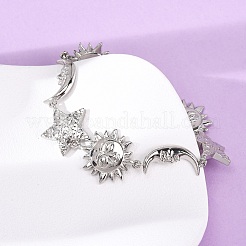 Латунь ссылка браслеты для женщин BJEW-H209-11P