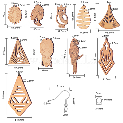 Наборы для изготовления сережек с подвесками своими руками&nbsp;DIY-FH0001-35
