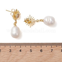 Ohrstecker mit baumelnden&nbsp;EJEW-JE06976