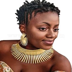 Комплекты из ожерелий с подвесками и серег-гвоздиков из сплава&nbsp;FS-WG88D02-01