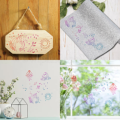 Трафареты для штампов из нержавеющей стали DIY-WH0238-037